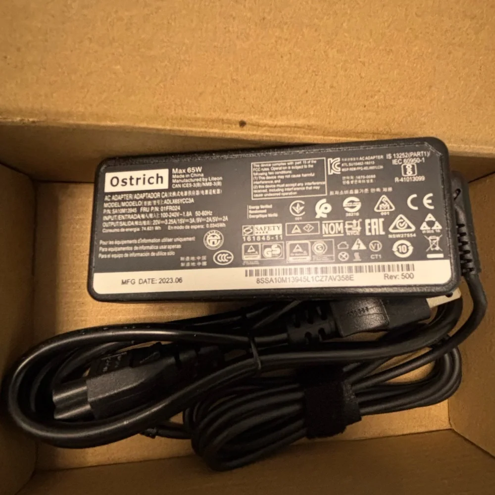 OSTRICH NIB 65W USB-C Power Charger Adapter
